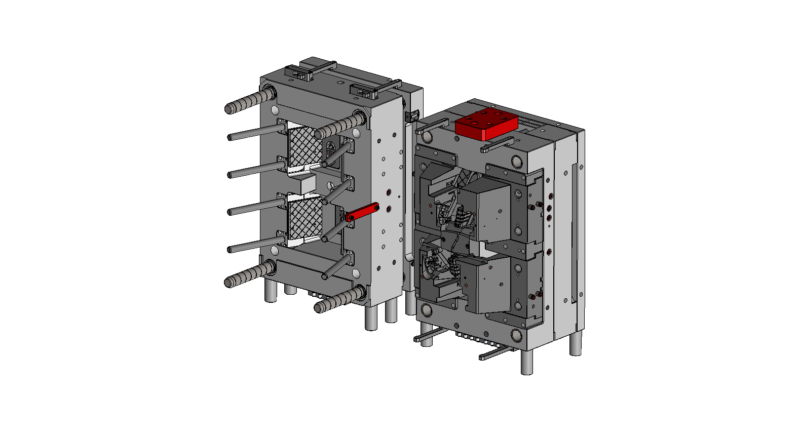 Mold assembly - lower reservoir