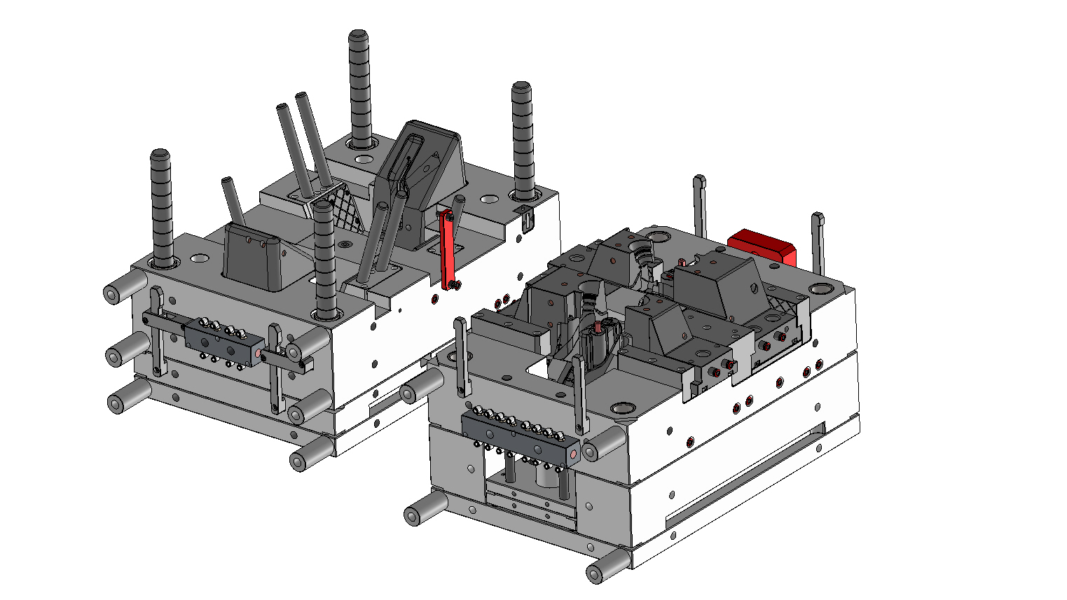 Mold assembly - upper reservoir